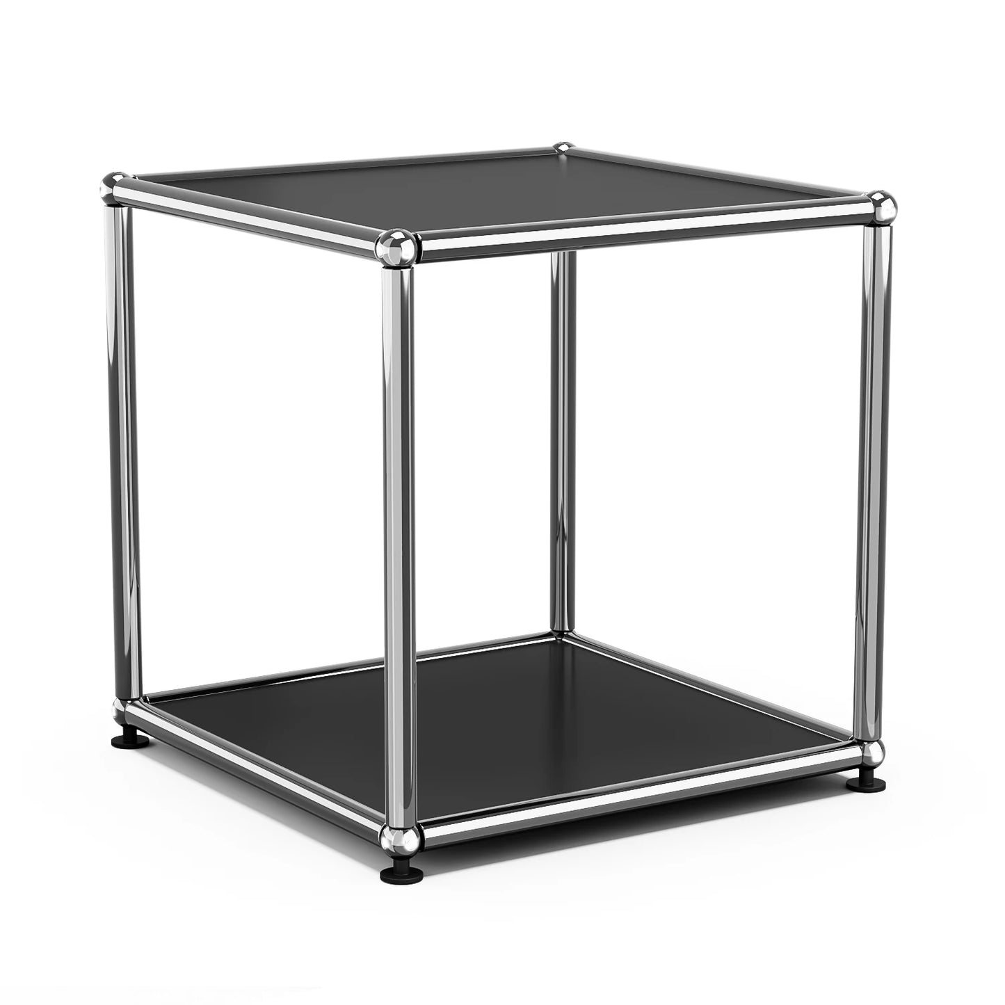 Furgle Modern Minimalist Side End Table With Metal Frame