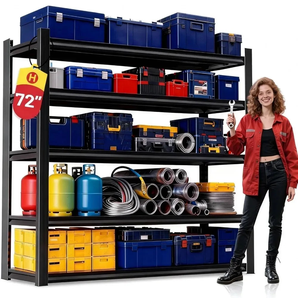 ZHILU Heavy Duty Garage Shelving Unit 2500lb Capacity Metal