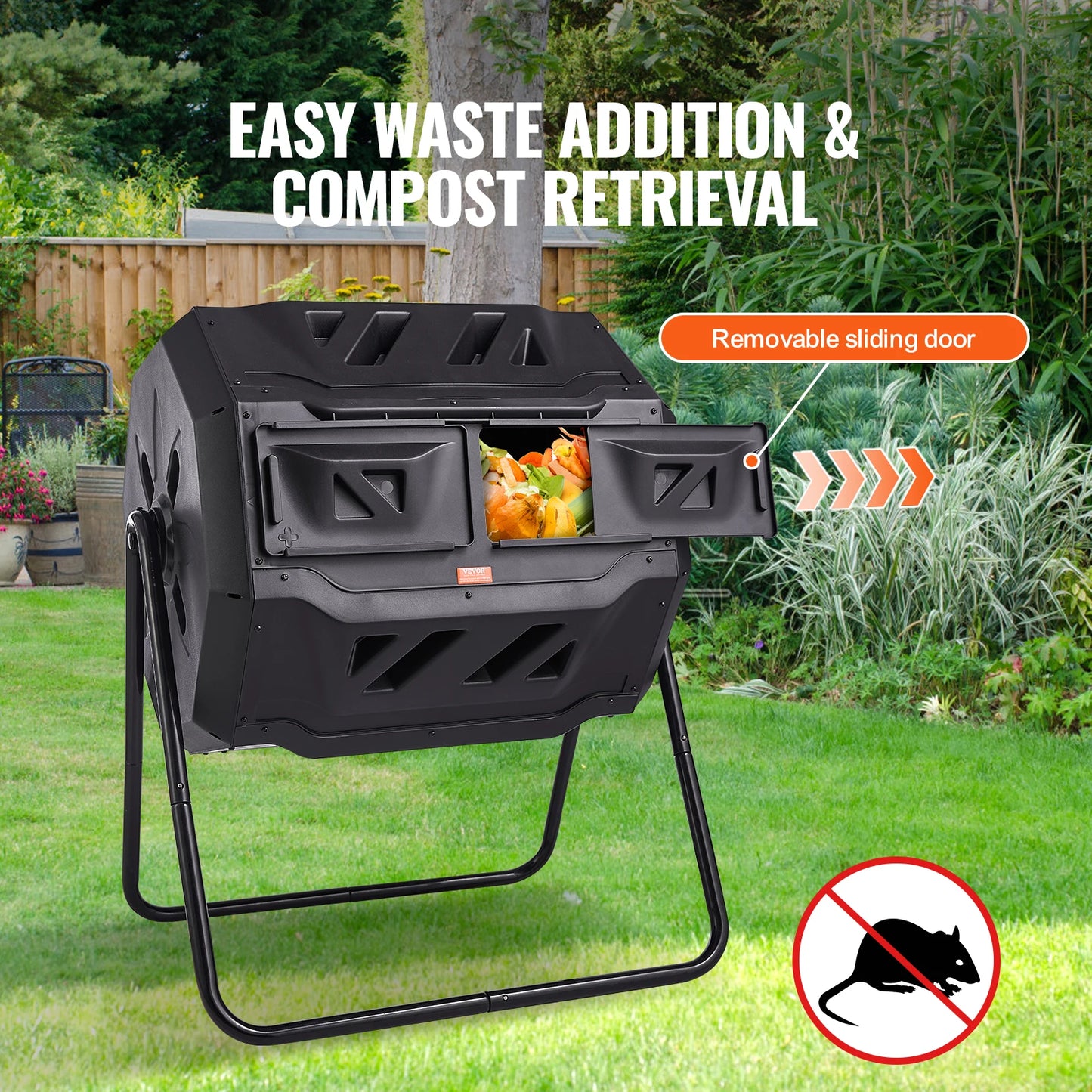 Tumbling Compost Bin For Efficient Home Composting