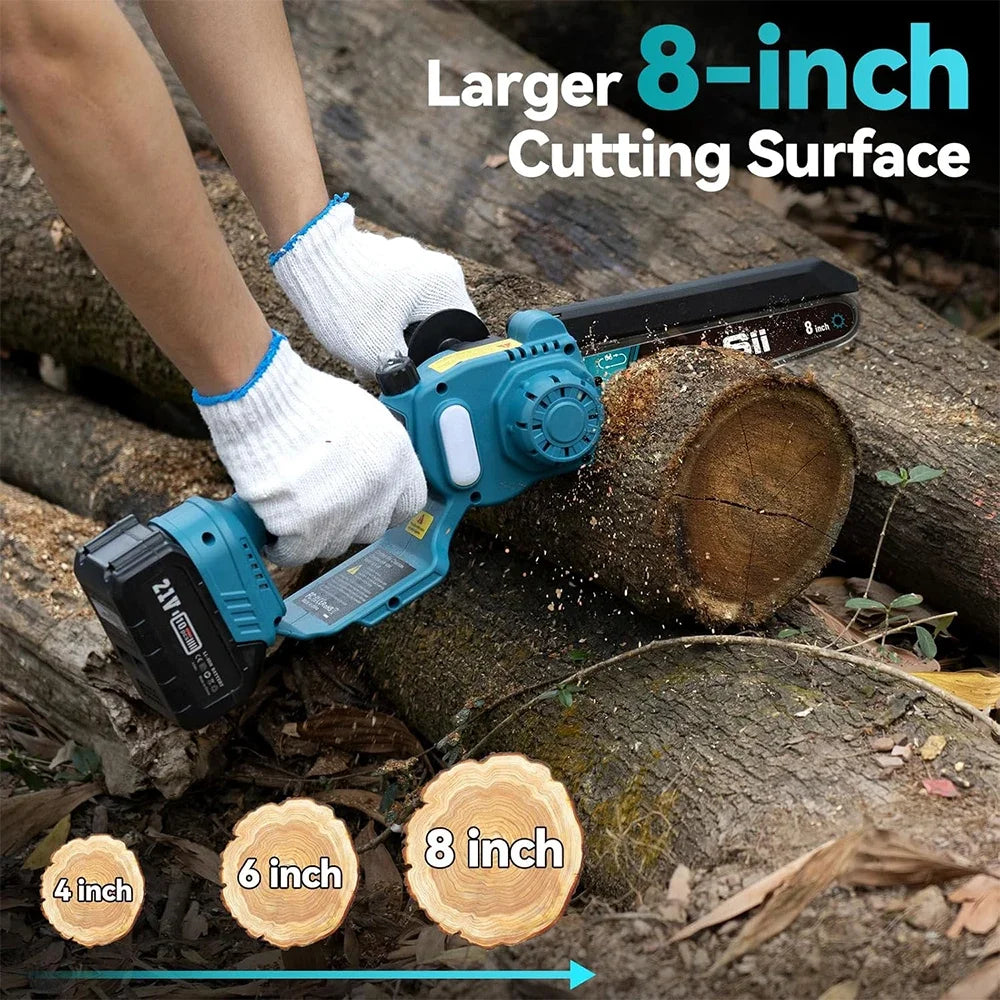 Seesii 2in1 Cordless Pole Saw And Mini Chainsaw Pro