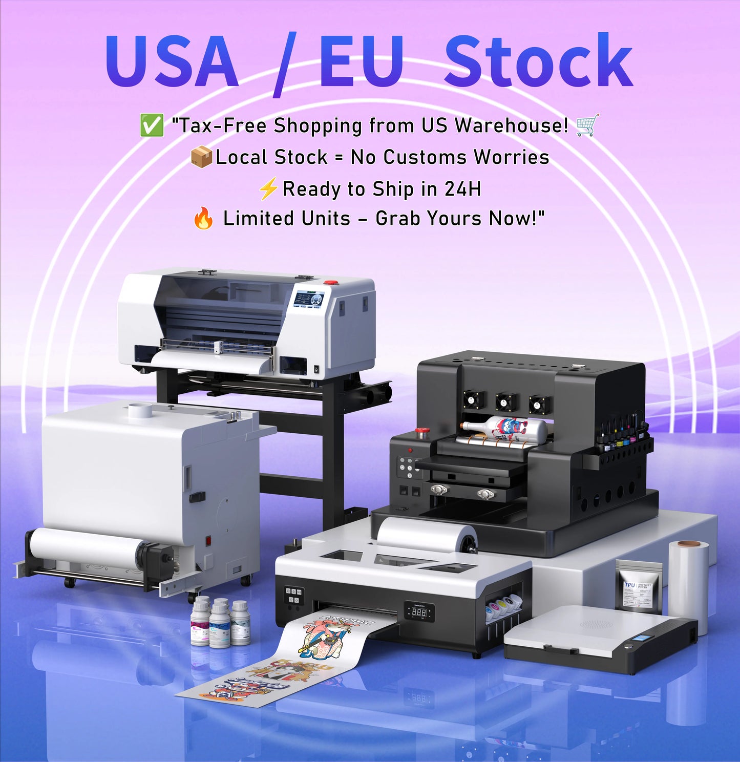 OYfame DTF UV Printer for Epson XP600 L805 Commercial Unit