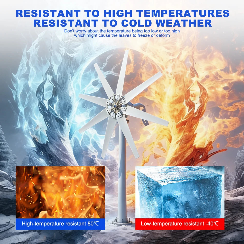 SMARAAD 3000W Horizontal Wind Turbine SS3000 For Homes