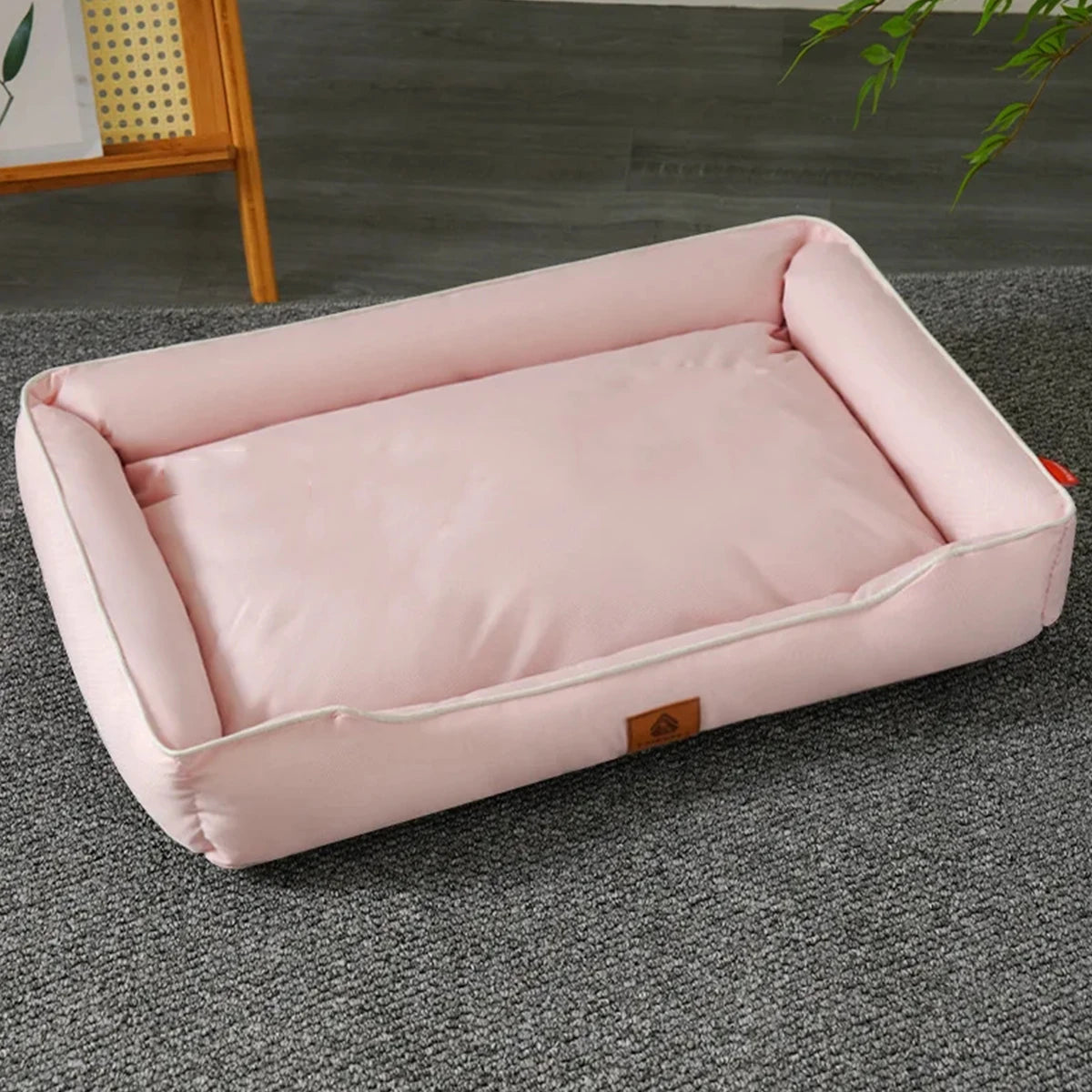 Four Season Square Dog Bed, Sofa Style, Waterproof Cushion