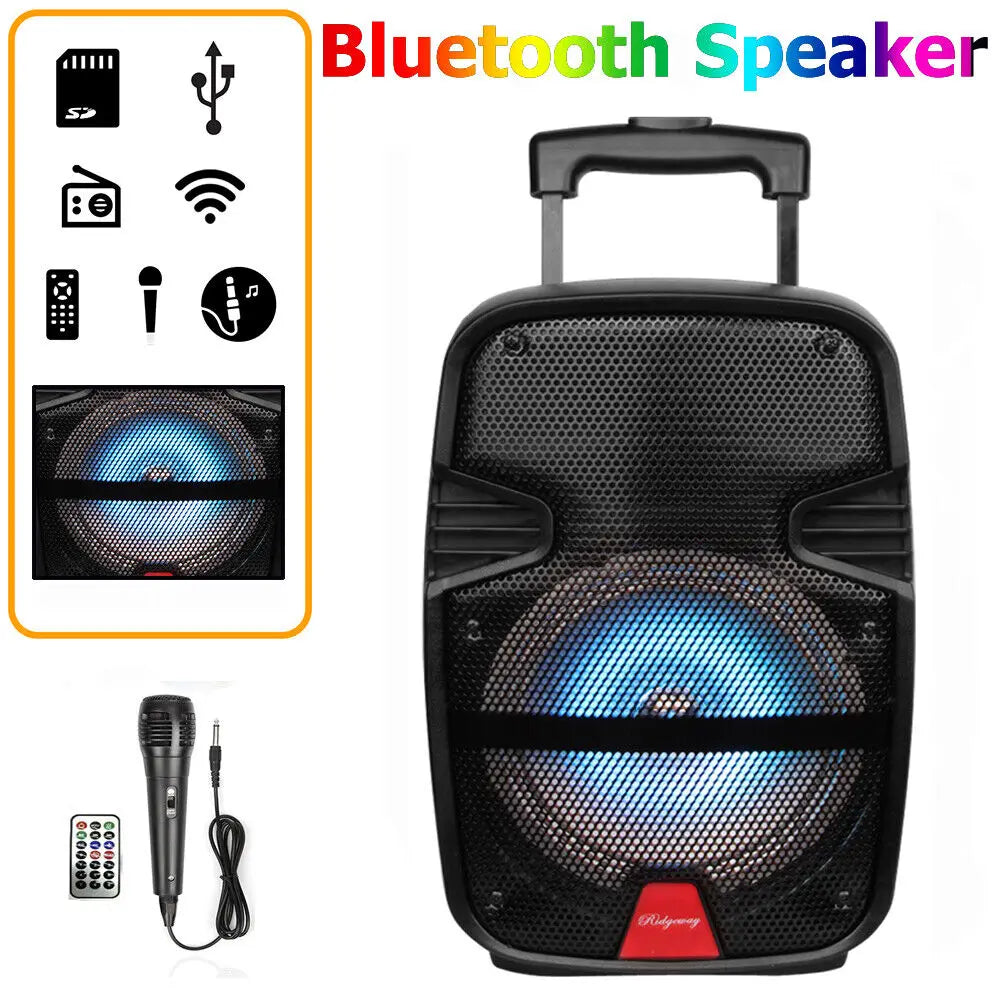 CURUK 3000W Wireless Portable Party Bluetooth Speaker With Microphone