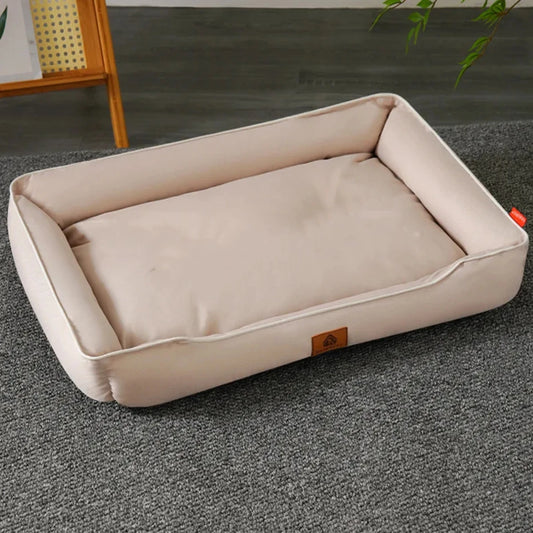 Four Season Square Dog Bed, Sofa Style, Waterproof Cushion