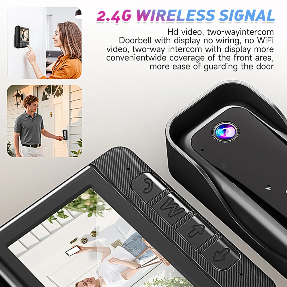 X6 Smart Video Doorbell Camera Bundle With Wireless Intercom