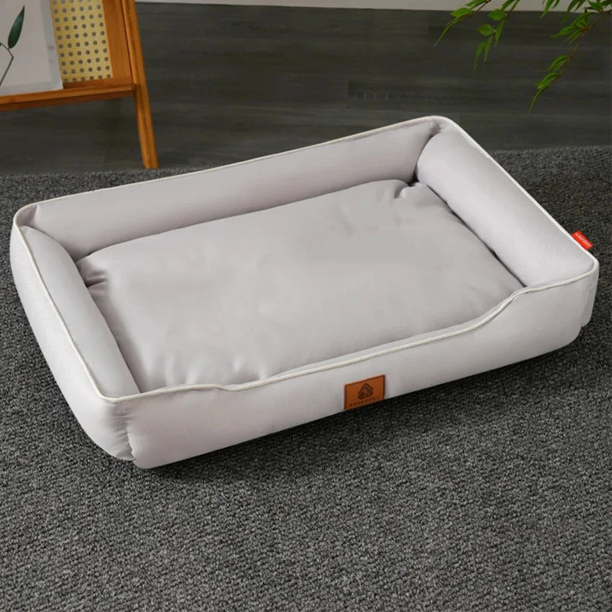 Four Season Square Dog Bed, Sofa Style, Waterproof Cushion