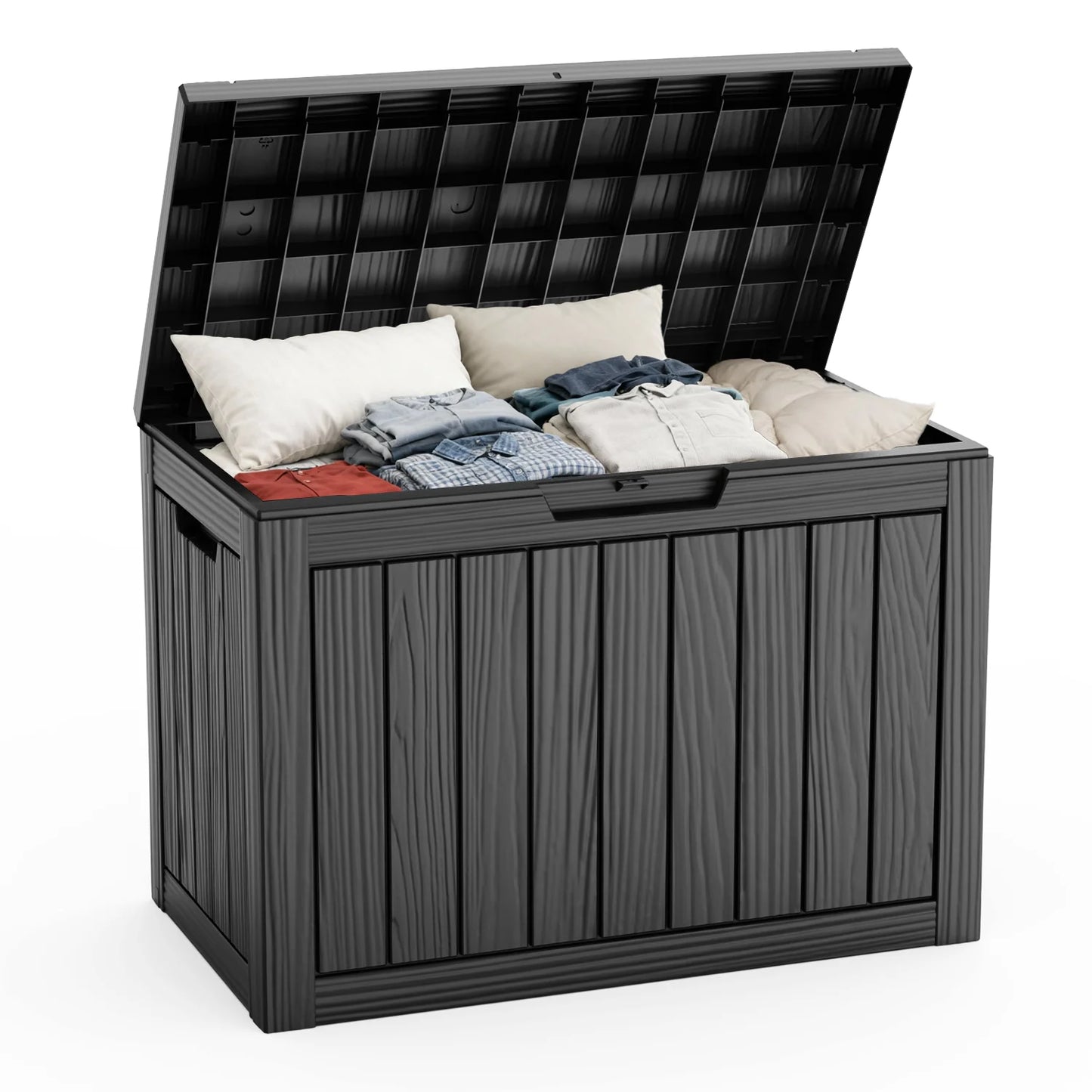 Lockable Outdoor Resin Storage Box For Patio Furniture And Tools