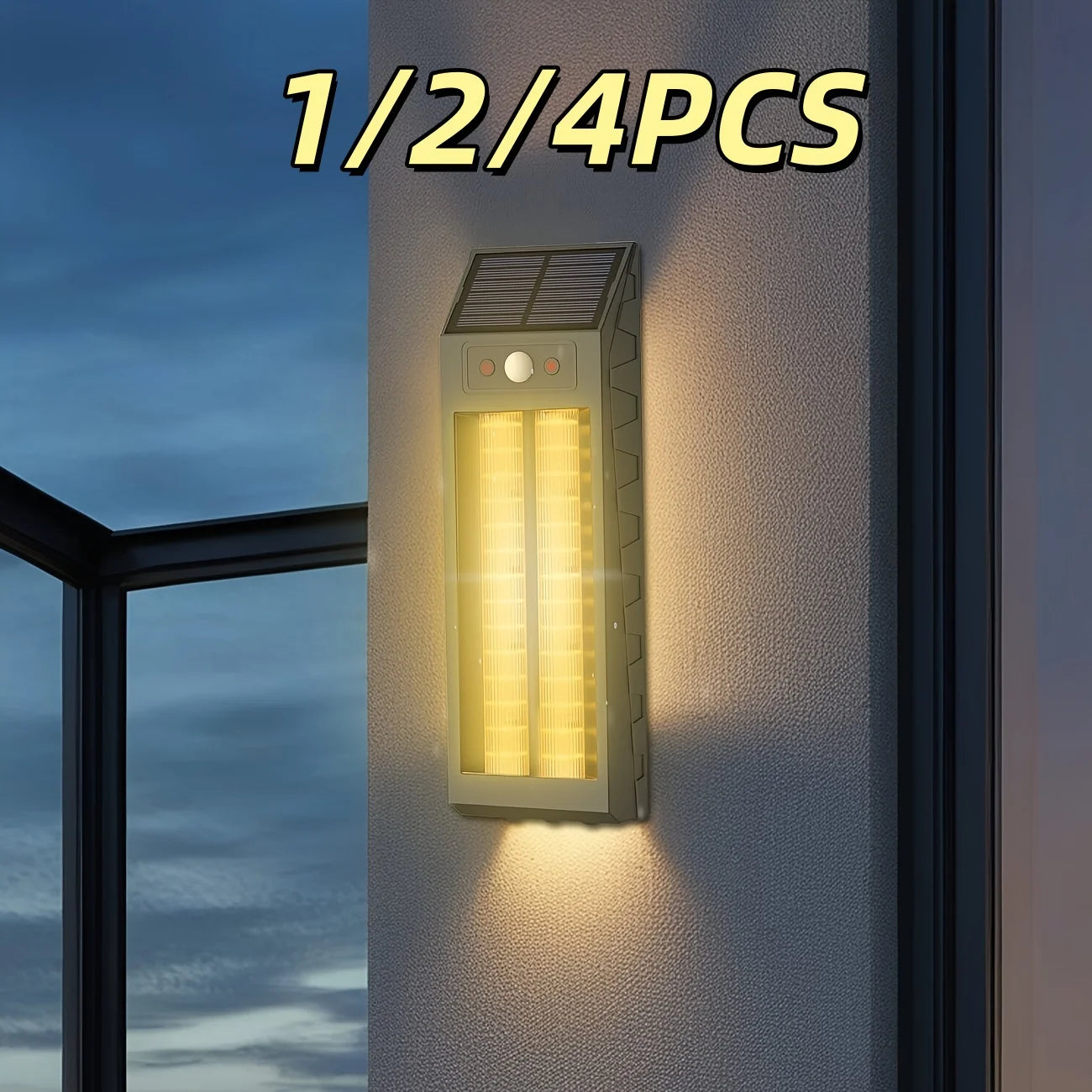 Solar Motion Sensor Wall Lights For Outdoor Gardens Halloween Courtyards