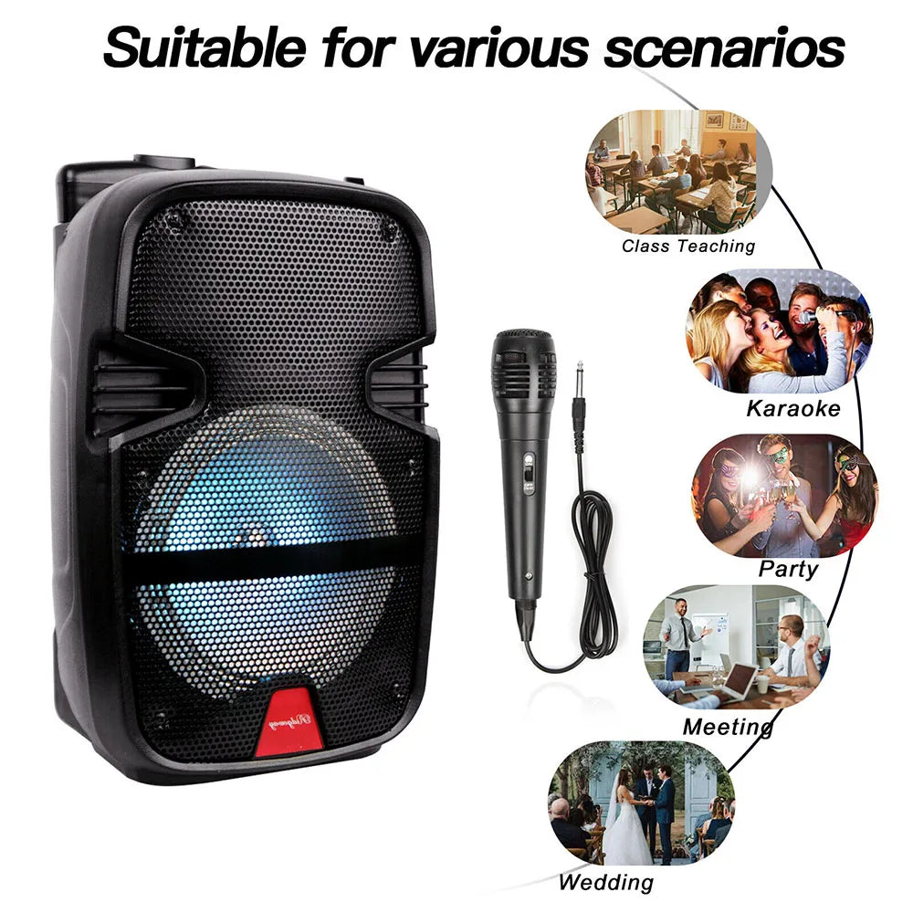 CURUK 3000W Wireless Portable Party Bluetooth Speaker With Microphone