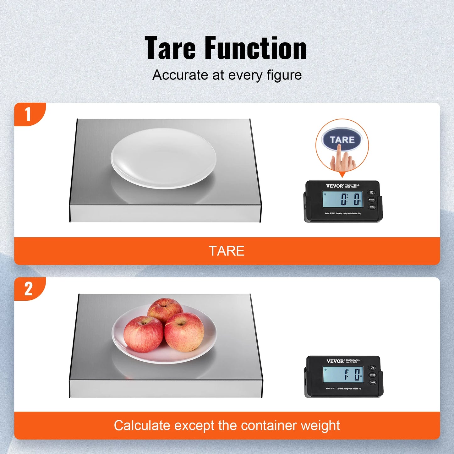 SucceBuy Digital Shipping Scale With LCD Timer For Luggage
